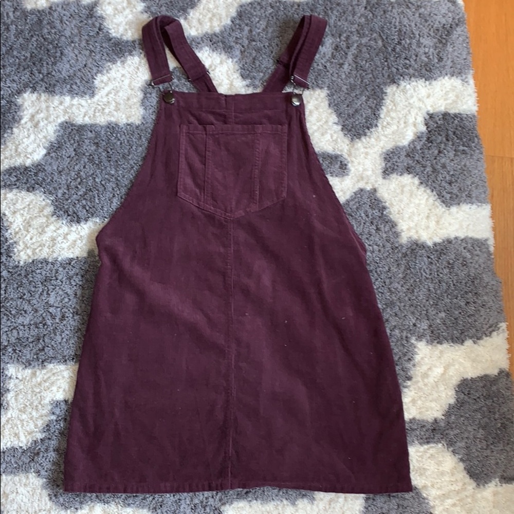 PAC SUN CORDUROY OVERALL DRESS